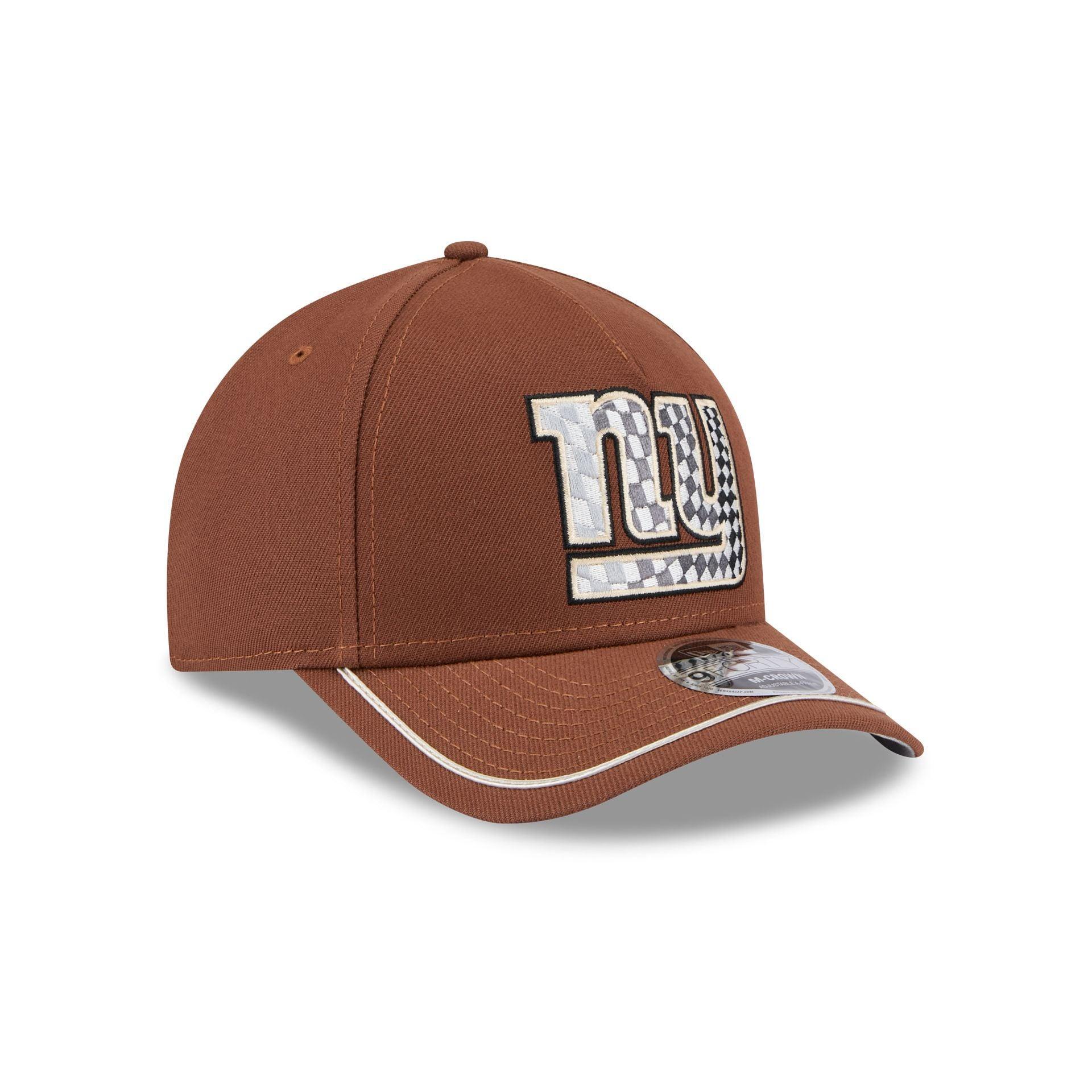 New York Giants Motorsport 9FORTY M-Crown A-Frame Snapback Hat Male Product Image