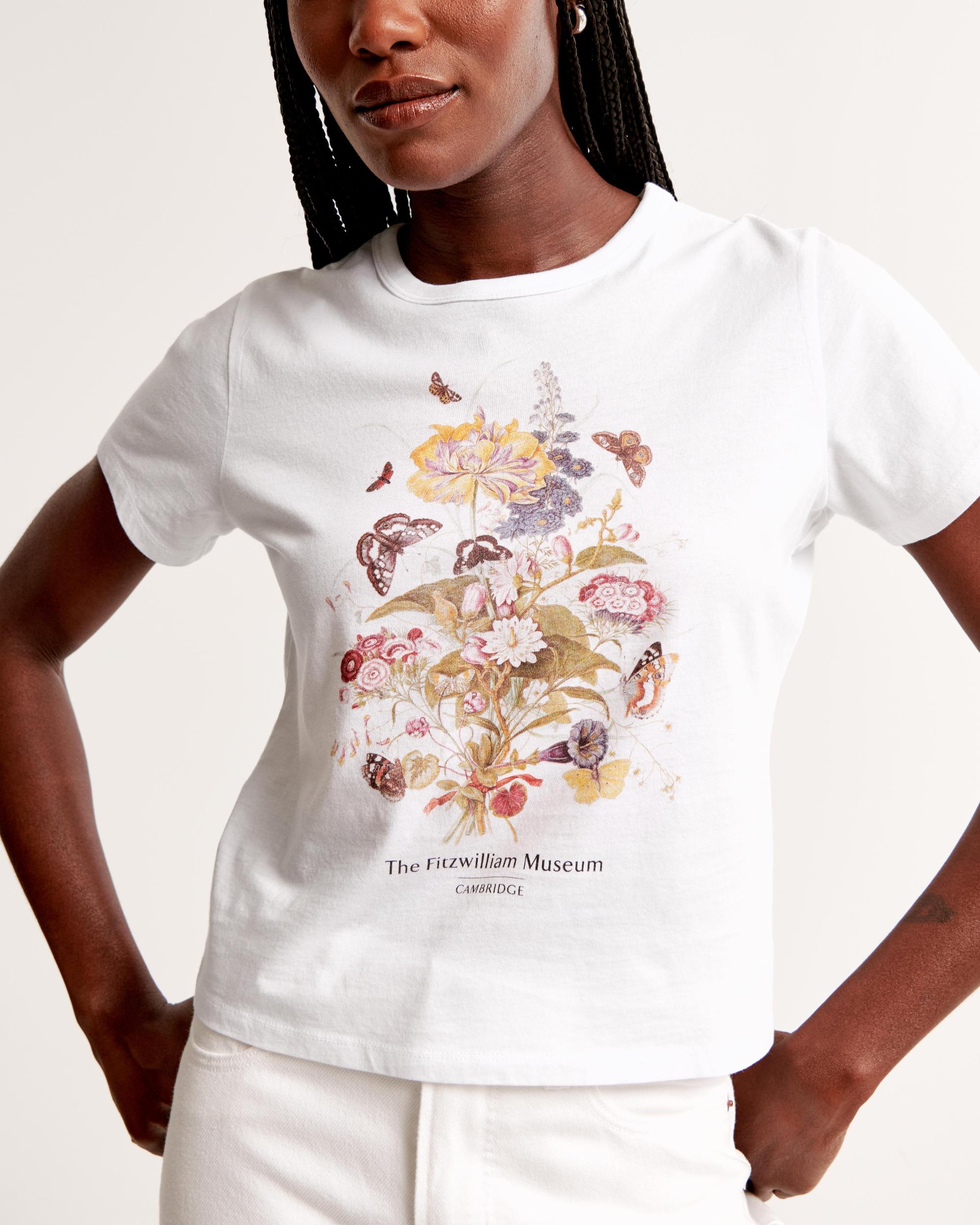 Short-Sleeve Fitzwilliam Museum Graphic Skimming Tee Product Image