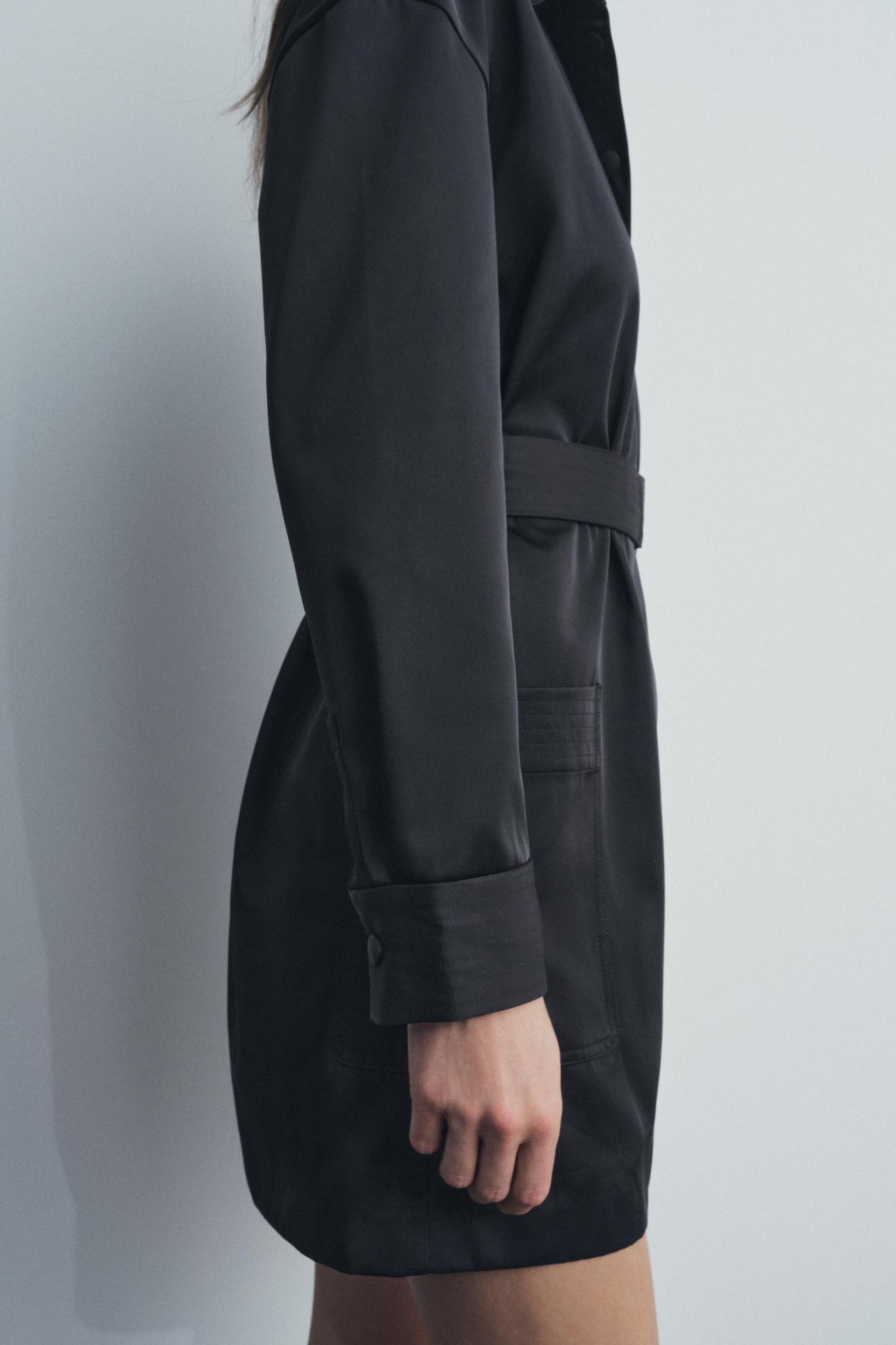 BELTED SHORT DRESS ZW COLLECTION Product Image