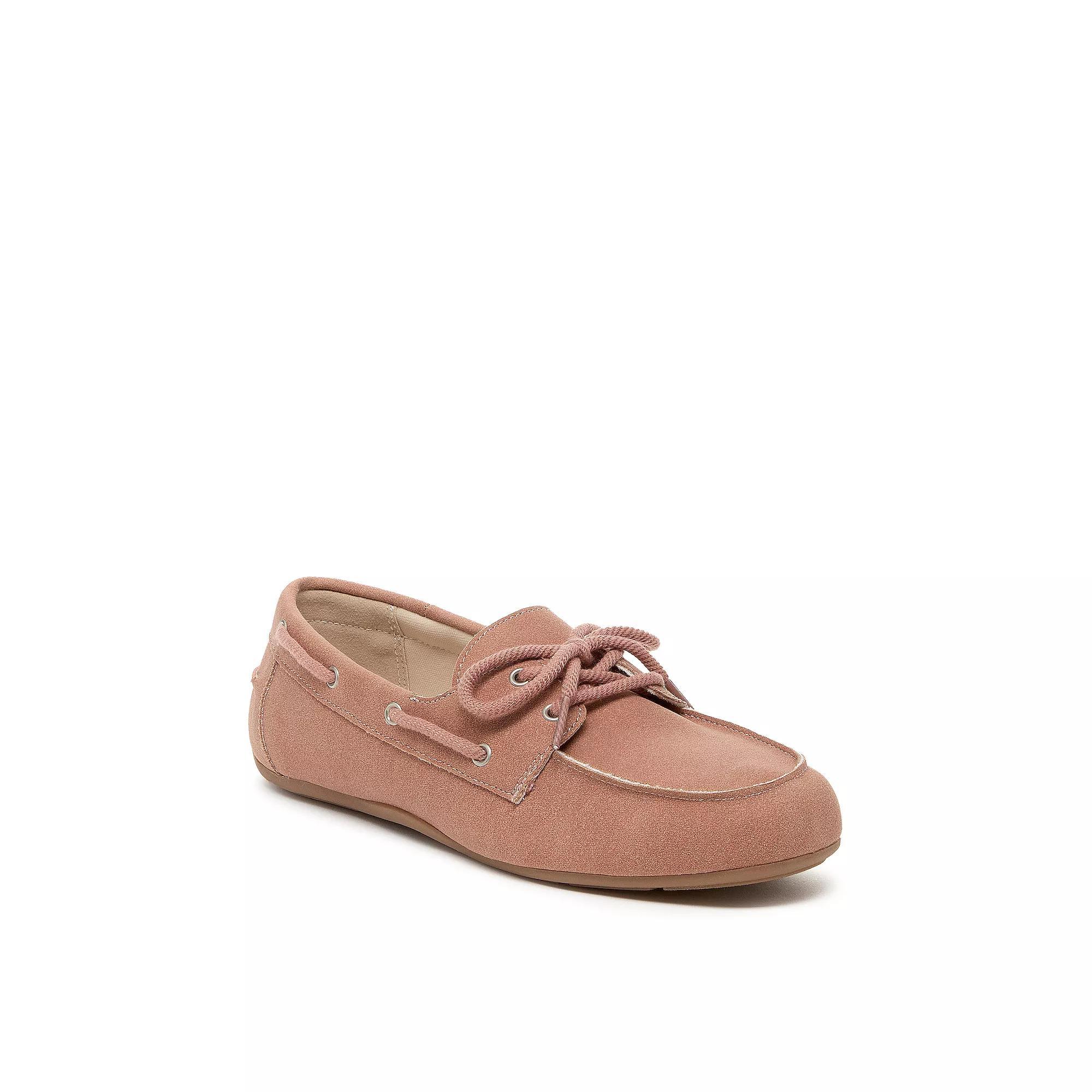 Rocket Dog Dawson Womens Boat Shoe Loafers Red Product Image