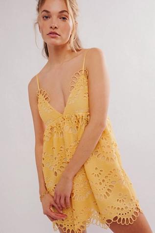 Anna Sui Eyelet Babydoll Dress Product Image