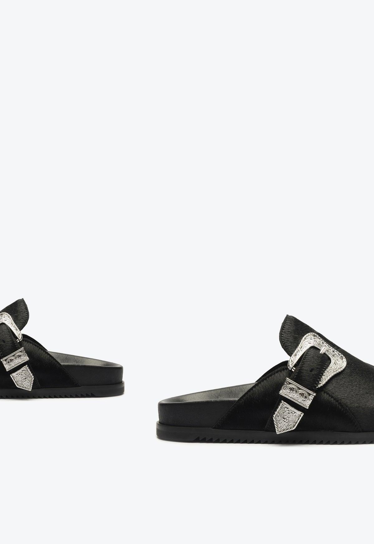 Grace Leather Flat Female Product Image