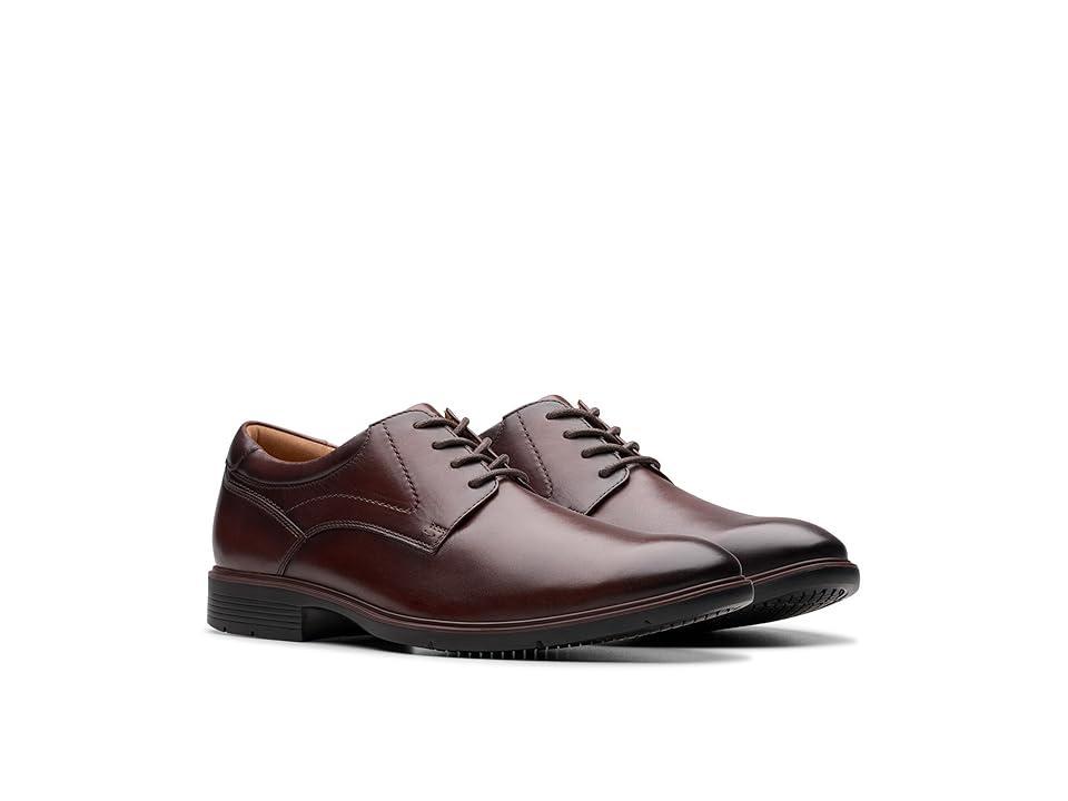 Clarks Eldredge Plain (Dark Leather) Men's Lace Up Wing Tip Shoes Product Image