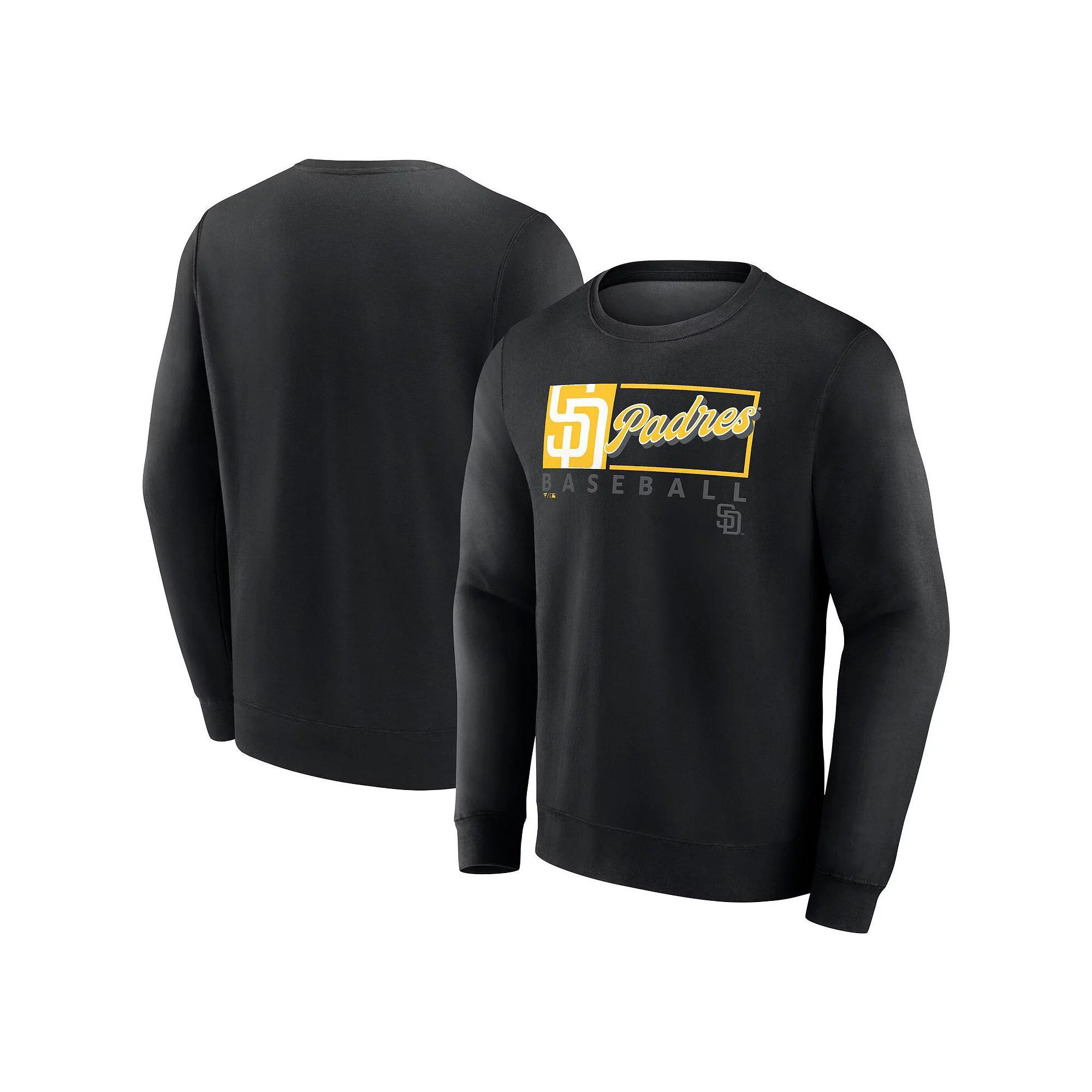 Men's Profile Black San Diego Padres Big & Tall Pullover Sweatshirt, Size: 3XB Product Image