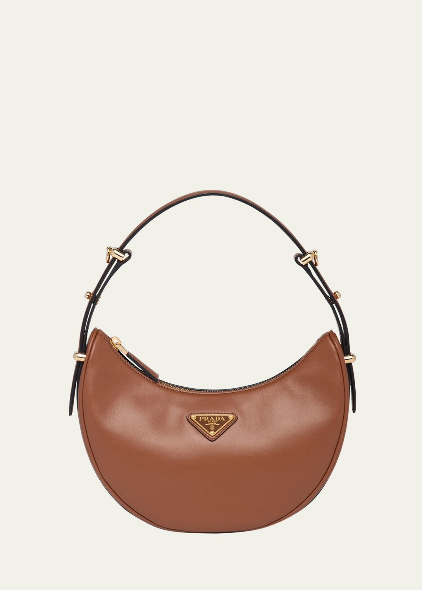Womens Arqu Leather Shoulder Bag Product Image