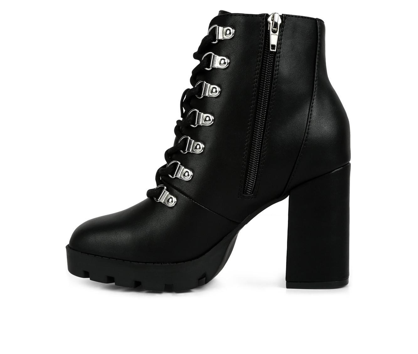 Women's London Rag Hamiltons Platform Heeled Combat Boots Product Image