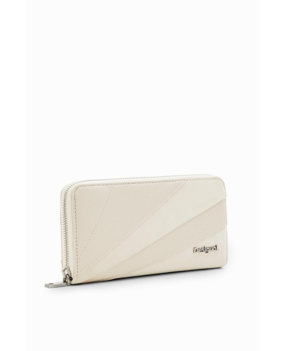 Desigual Womens L patchwork textures wallet Product Image