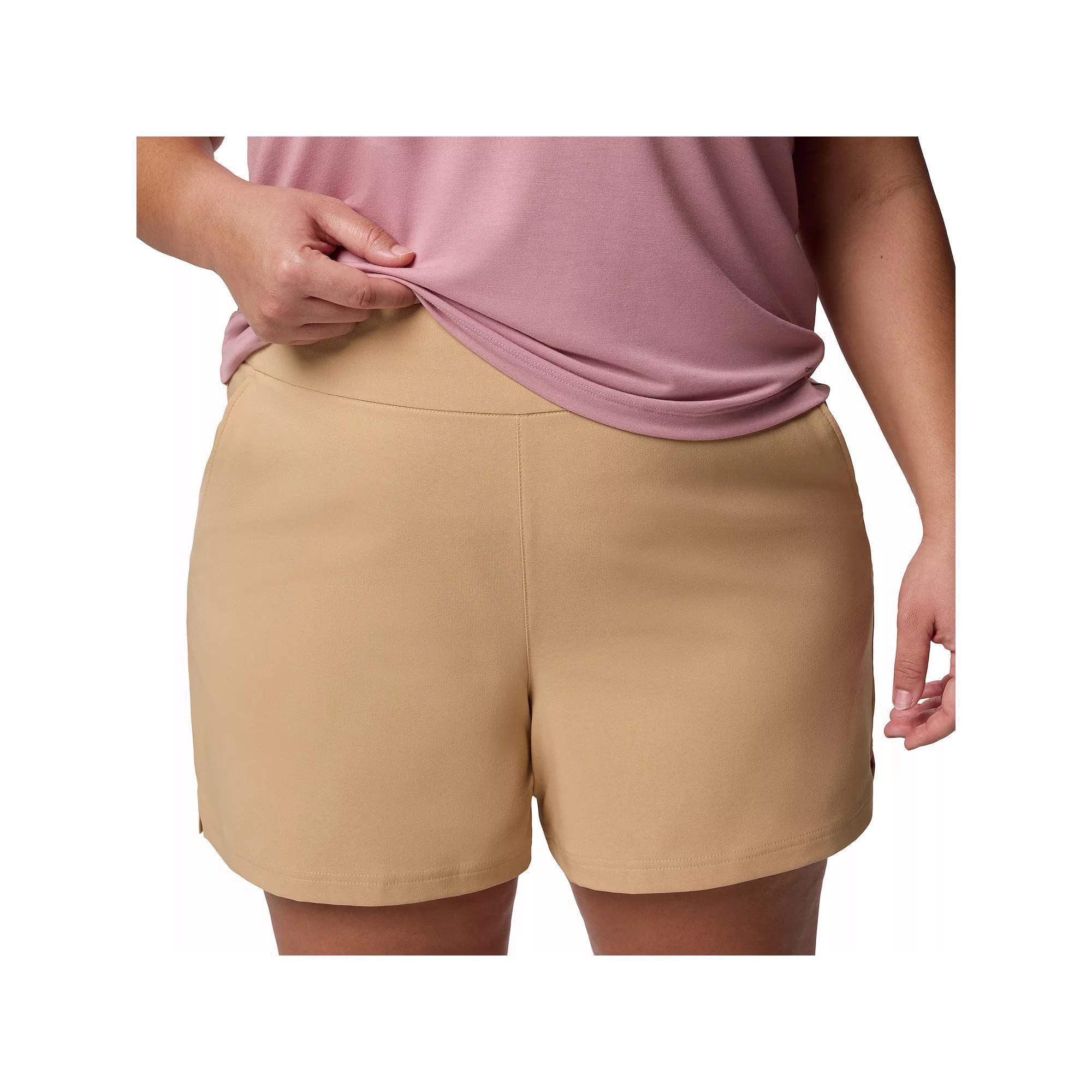 Plus Size Columbia All Seasons Shorts, Women's, Size: 2XL, Black Product Image