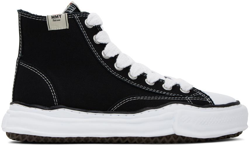 MIHARAYASUHIRO Logo Hi-top Sneakers In Black Product Image