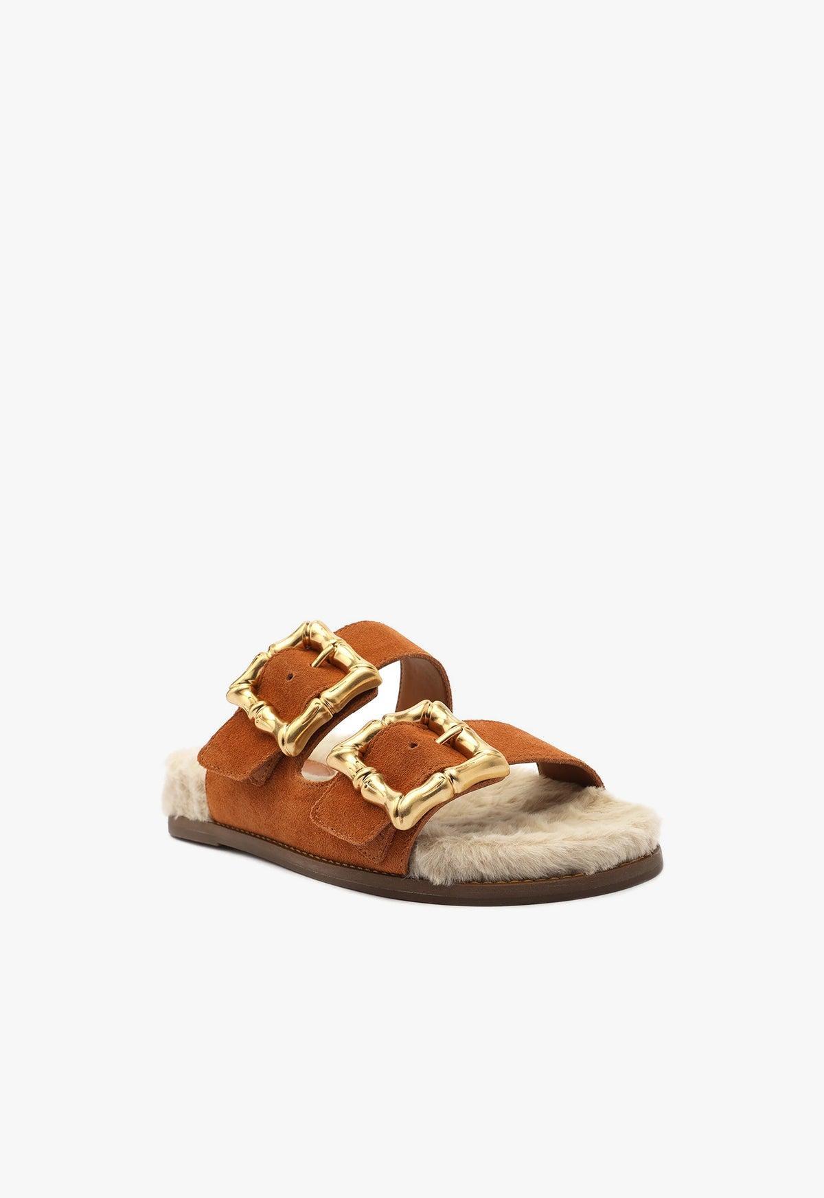 Enola Weekend Sporty Cow Suede Sandal Product Image