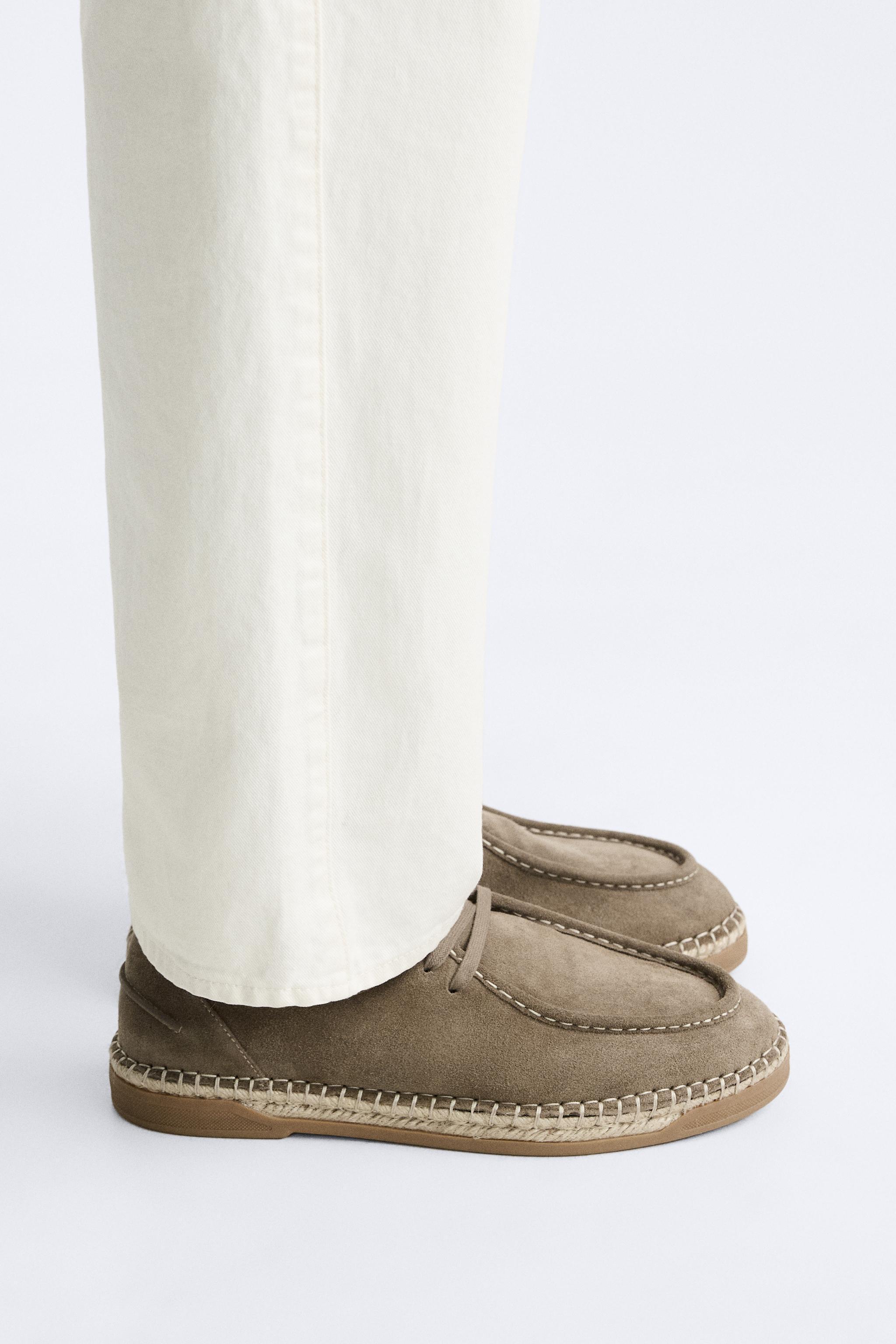 LEATHER JUTE SHOES Product Image