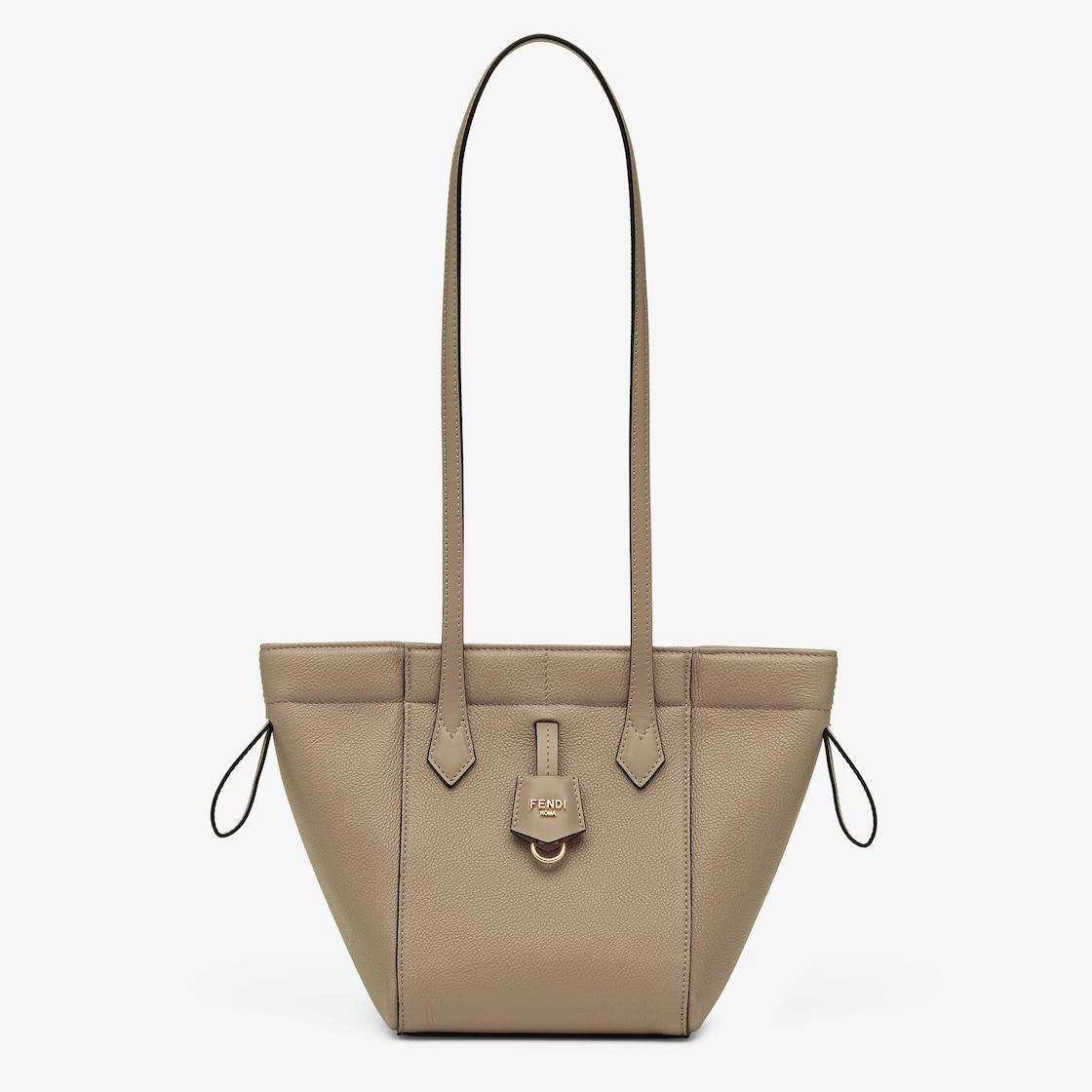 Fendi Origami MiniDove gray leather mini bag that can be transformed Product Image