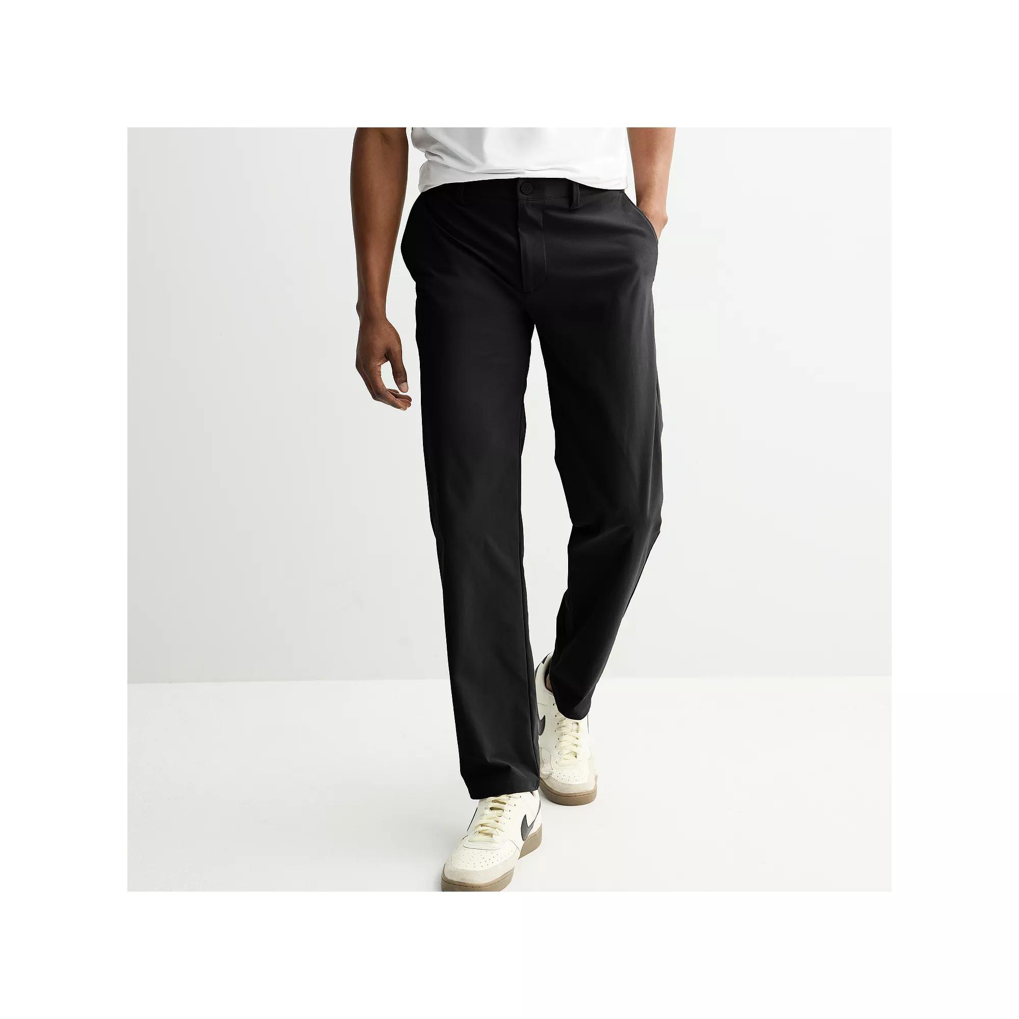 Men's FLX Premium Regular Fit Chino Pants, Size: 30 X 32, Black Product Image