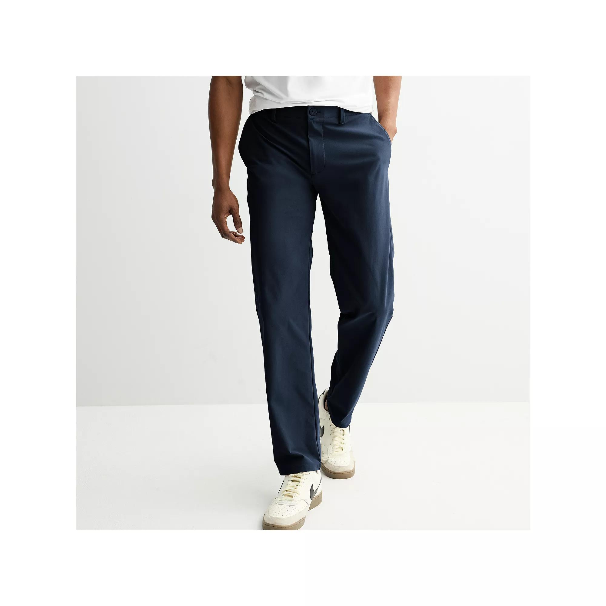 Men's FLX Premium Regular Fit Chino Pants, Size: 30X34, Blue Product Image