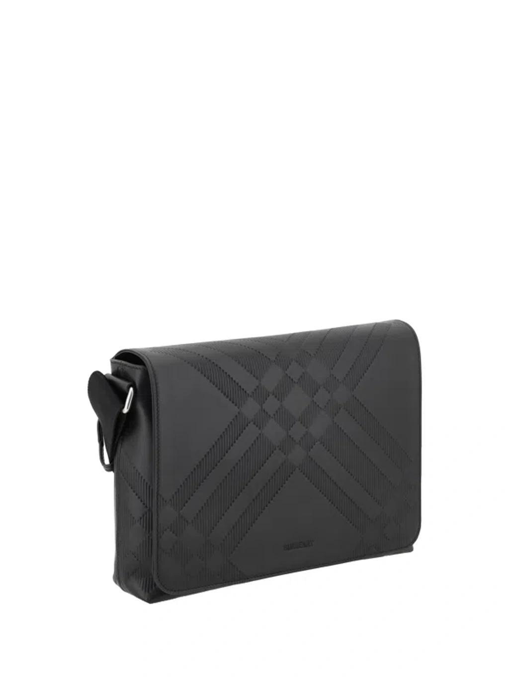 BURBERRY Men Messenger Shoulder Bag In Black Product Image