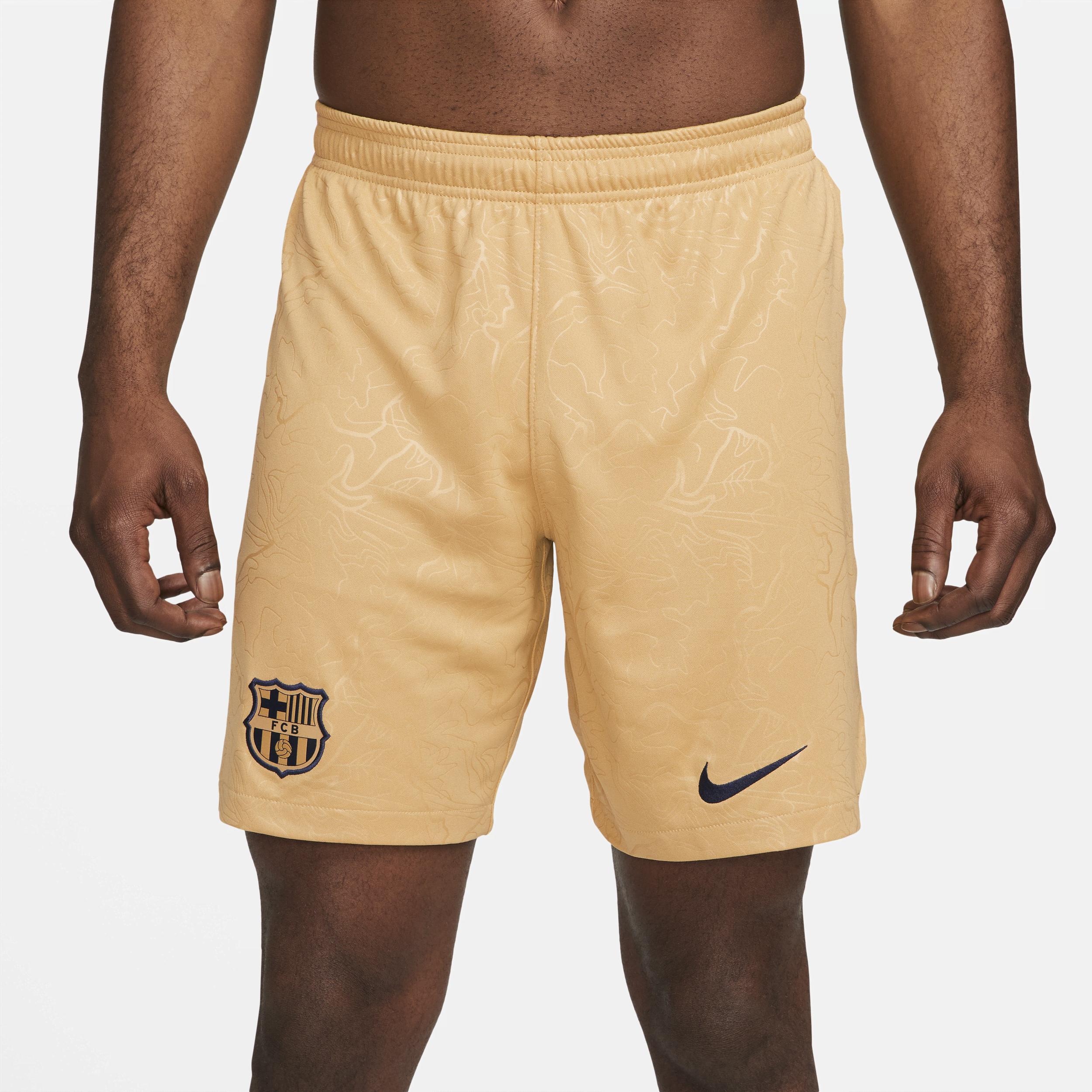 Men's Nike Gold Barcelona Performance Stadium Shorts, Size: 2XL, Bar Gold Product Image