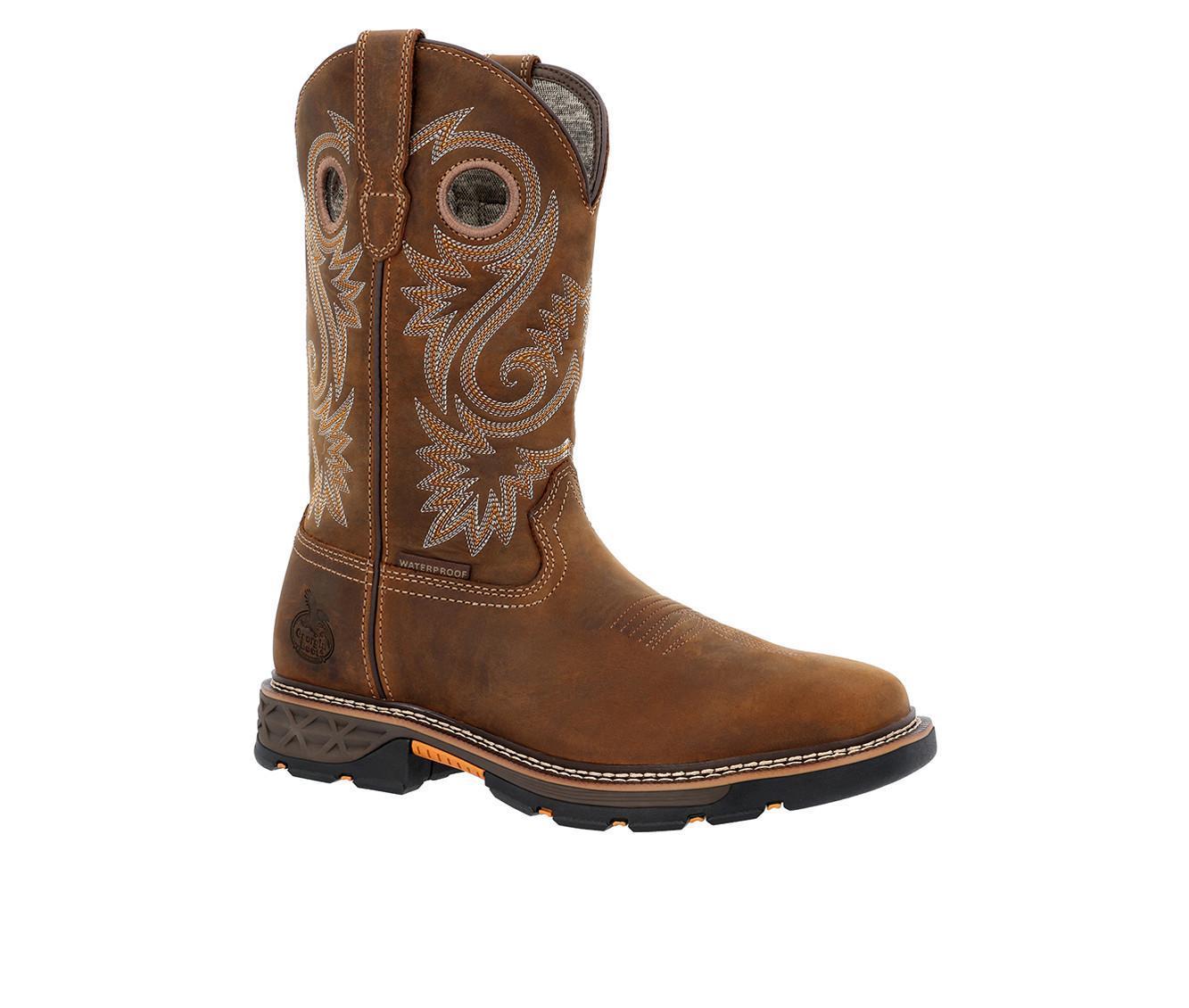 Men's Georgia Boot Carbo-Tec FLX Alloy Toe Waterproof Pull On Work Boots Product Image