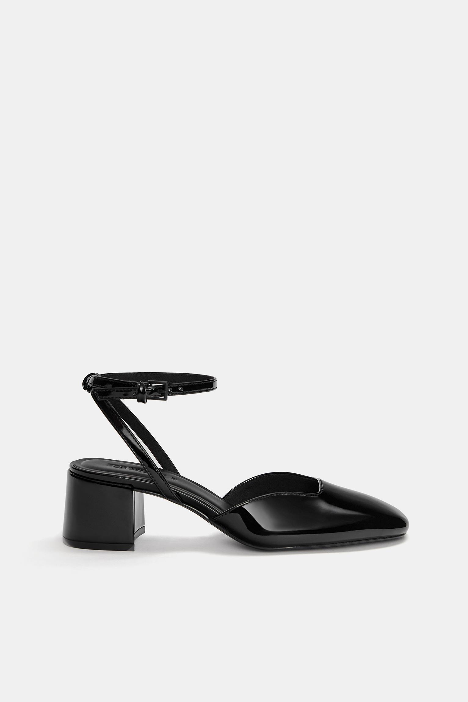 Faux patent leather high-heel shoes Product Image