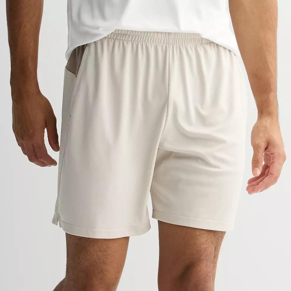 Men's Tek Gear® 7 in. Dry Tek Shorts, Size: Small, Silver Spring Product Image