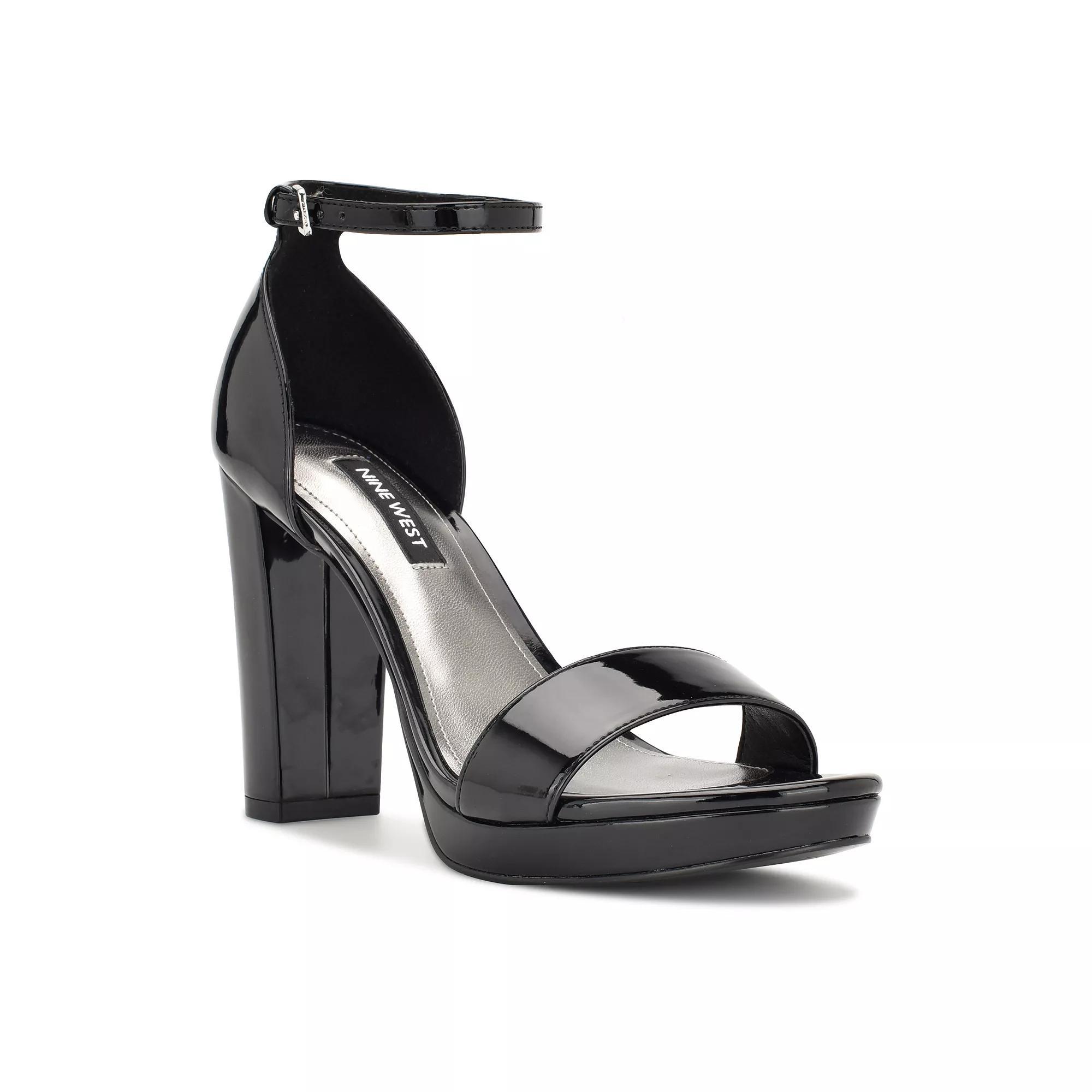 Nine West Elope Women's Platform Dress Sandals, Size: 8.5, Medium Natural Product Image
