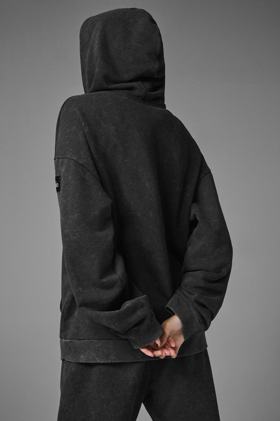 Chill Vintage Wash Hoodie - Black Wash Product Image