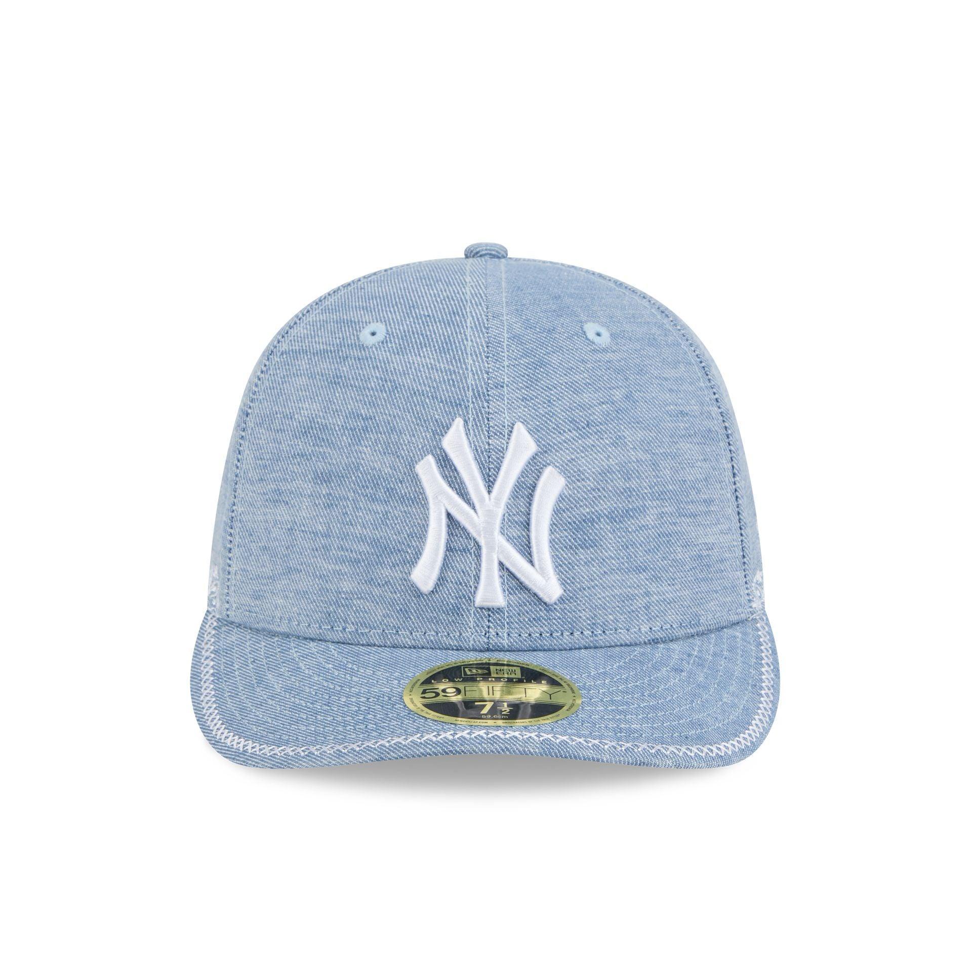 Houston Astros Hand Stitched Chambray Low Profile 59FIFTY Fitted Hat Male Product Image