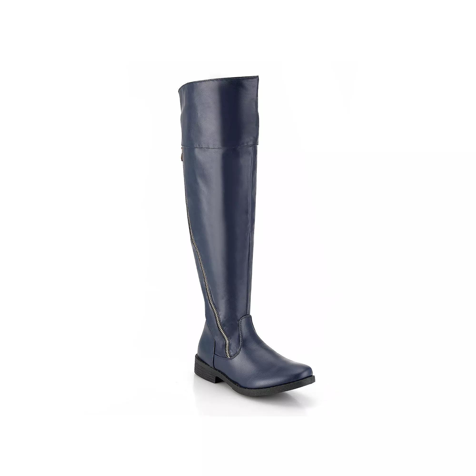Henry Ferrera Bistro 400 Women's Tall Boots, Size: 7.5, Blue Product Image