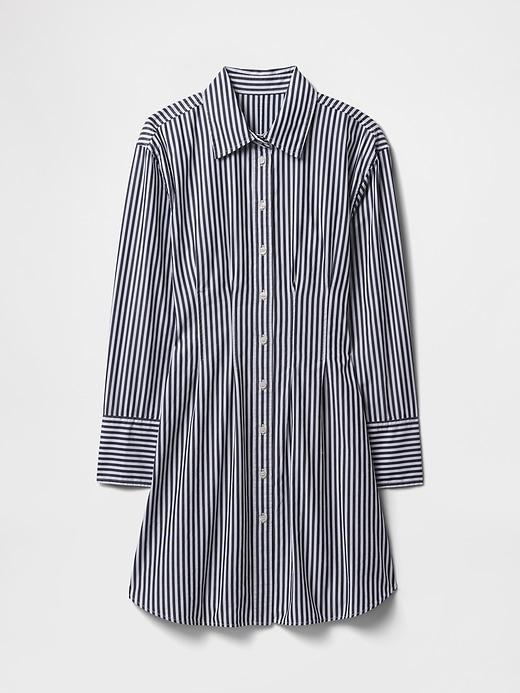 Organic Cotton Poplin Mini Shirtdress Product Image