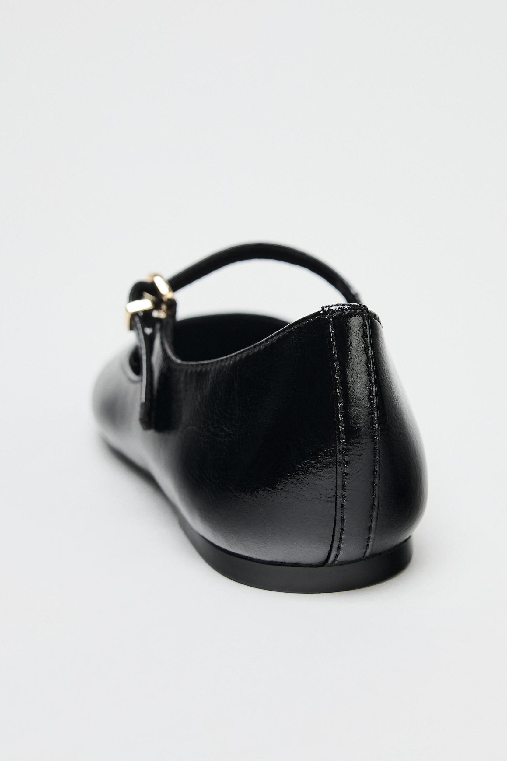 PATENT EFFECT BALLET FLATS Product Image