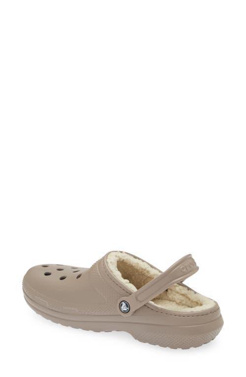 CROCS ™ Classic Lined Slipper in Mushroom/Bone at Nordstrom, Size 15 Women's Product Image
