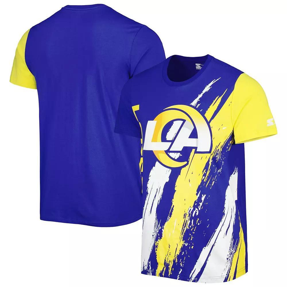 Mens Starter Royal Los Angeles Rams Extreme Defender T-Shirt Product Image