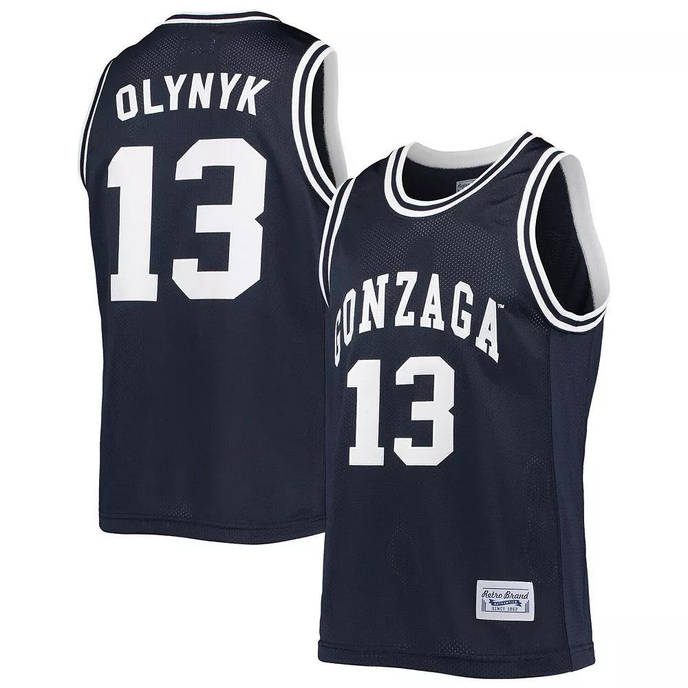 Men's Original Retro Brand Kelly Olynyk Navy Gonzaga Bulldogs Alumni Commemorative Classic Basketball Jersey, Size: Large, Zag Blue Product Image