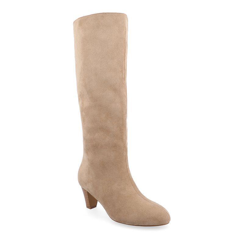 Journee Tru Comfort Foam Womens Jovey Knee High Boots Brown Product Image
