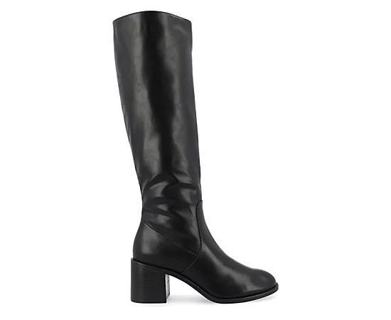 Journee Tru Comfort Foam™ Women's Romilly Calf Boots, Size: 6.5, Black Product Image