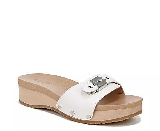 Dr. Scholl's Original Too Women's Slide Sandals, Size: 6, White Product Image