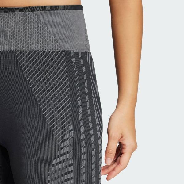 adidas Knitted Training 7/8 Leggings Black M Womens Product Image