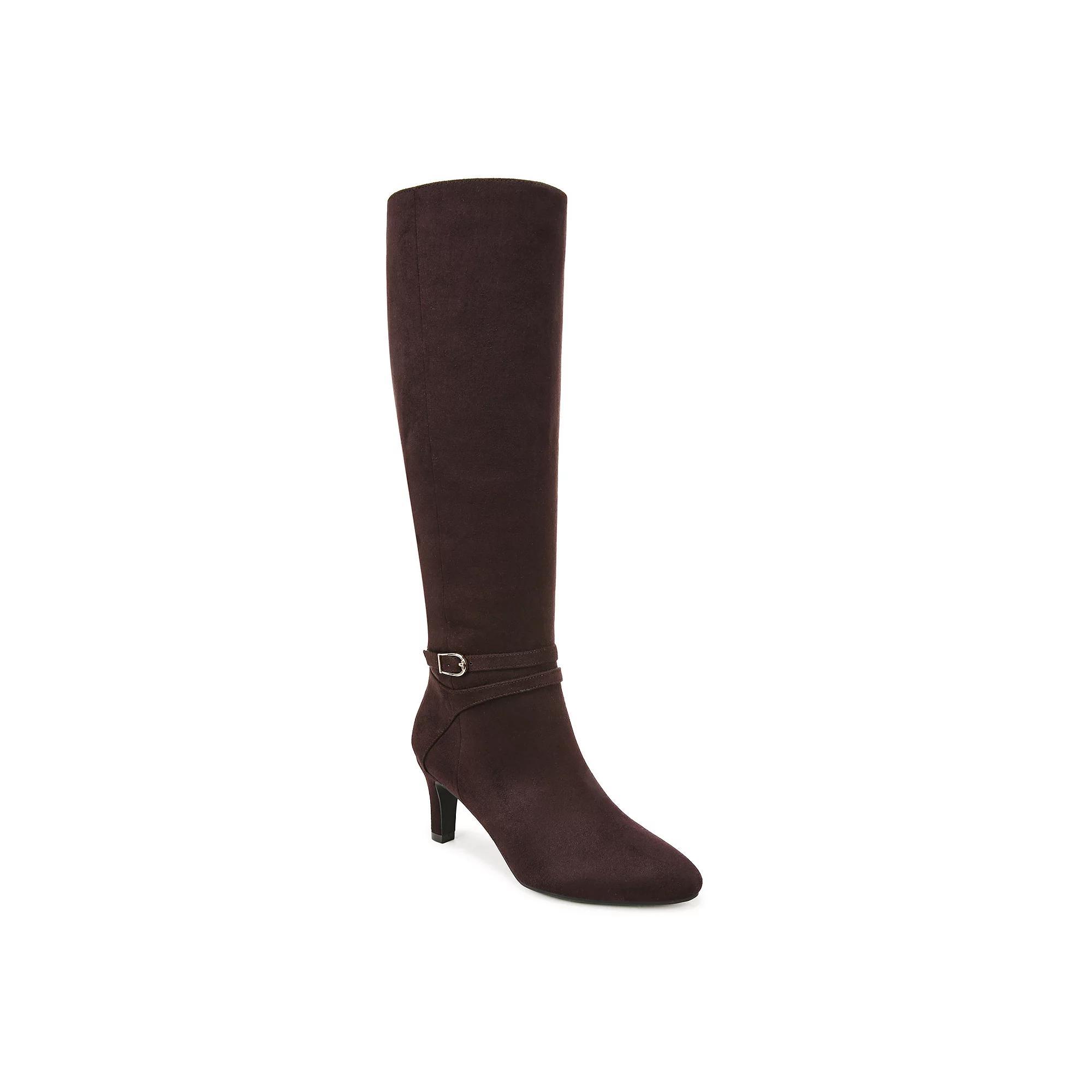 LifeStride Guild Women's High Shaft Boots, Size: 7.5 Wide, Dark Brown Product Image