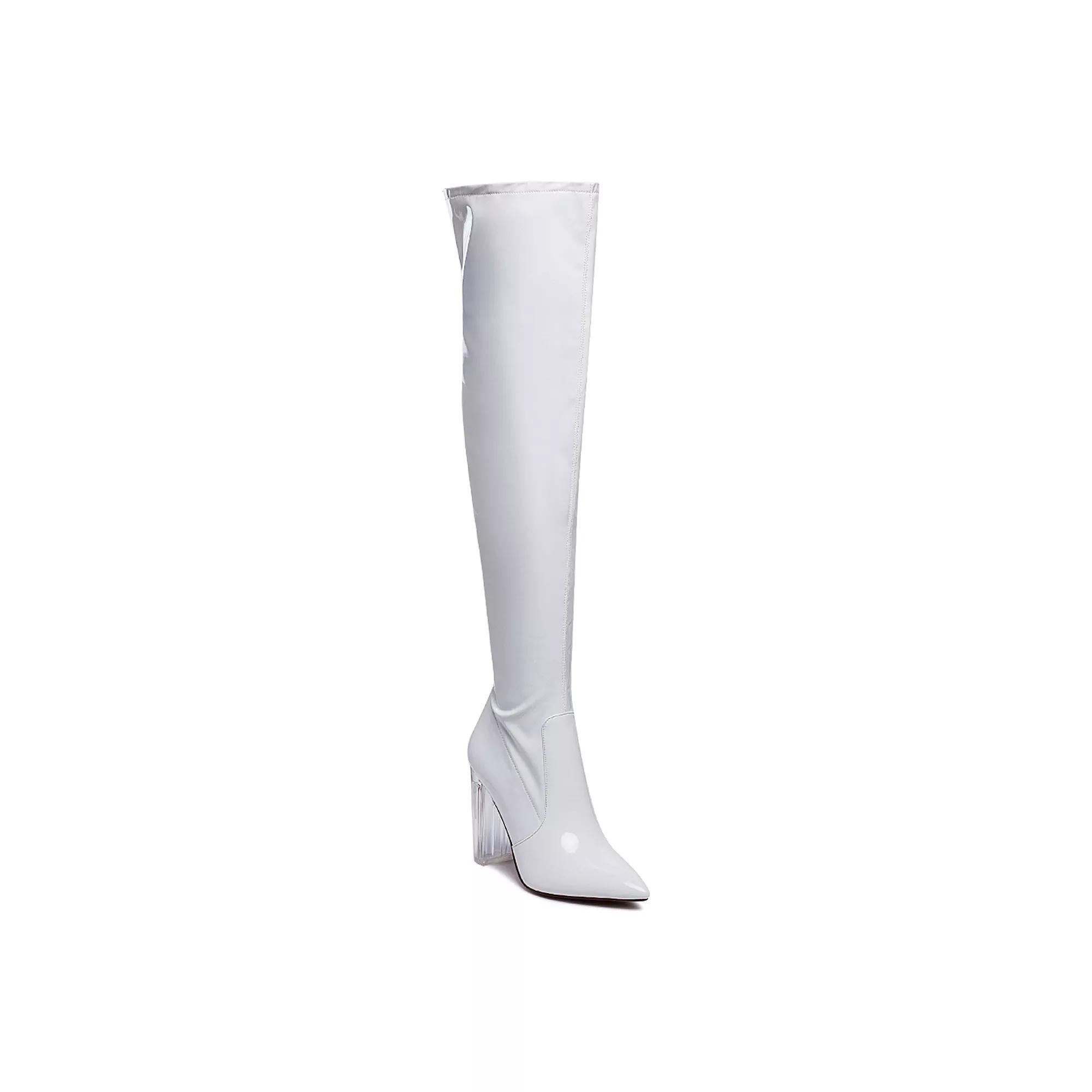 London Rag Noire Women's Thigh High Boots, Size: 6, Black Product Image
