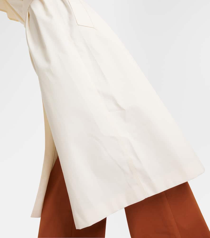 MAX MARA Cicladi Wool Trench Coat In Yellow Product Image