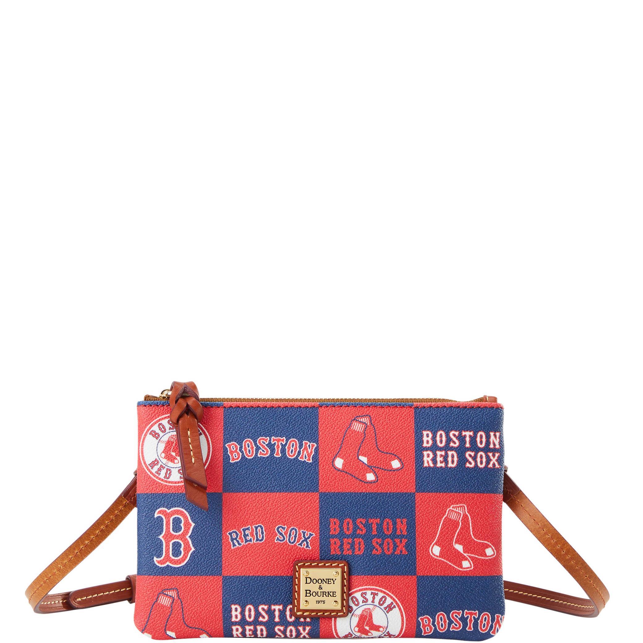 Dooney & Bourke Womens MLB Red Sox Top Zip Crossbody Coated Cotton Shoulder Bag Product Image