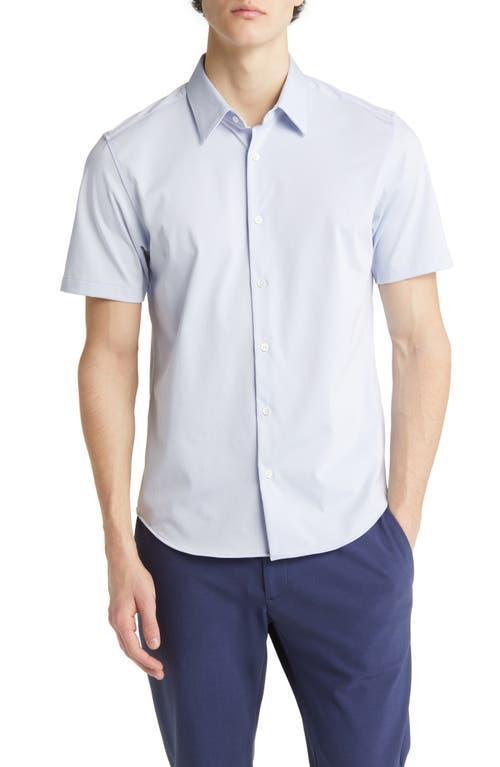 Mens Irving Short Sleeve Shirt in Structure Knit Product Image