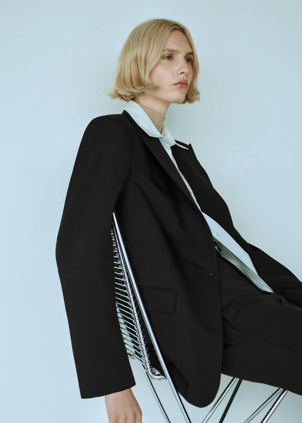 Mango tailored cigarette pants Product Image