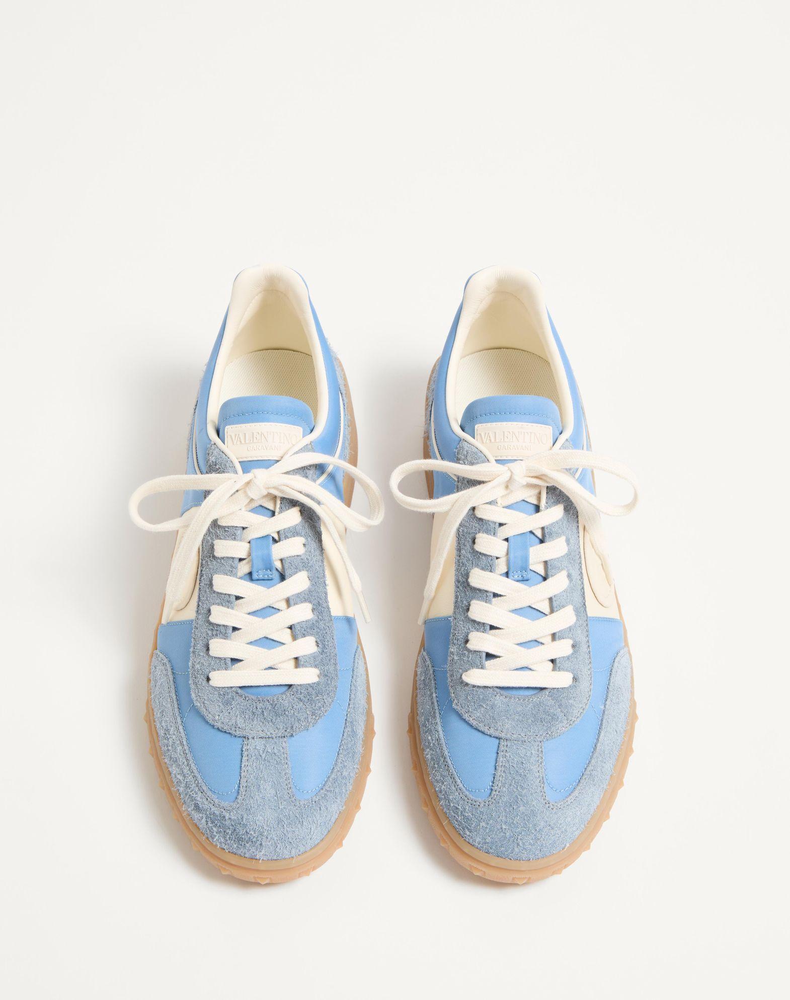 Upvillage Low Top Sneaker In Crust Leather And Nylon Product Image