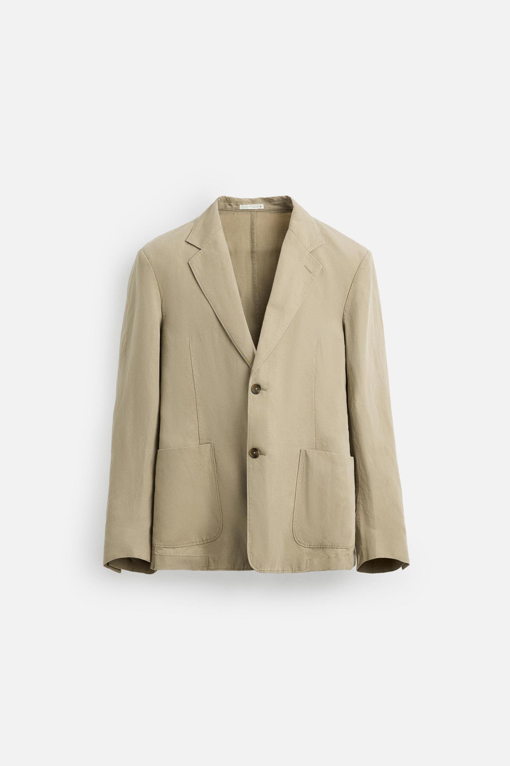 WASHED SUIT BLAZER Product Image