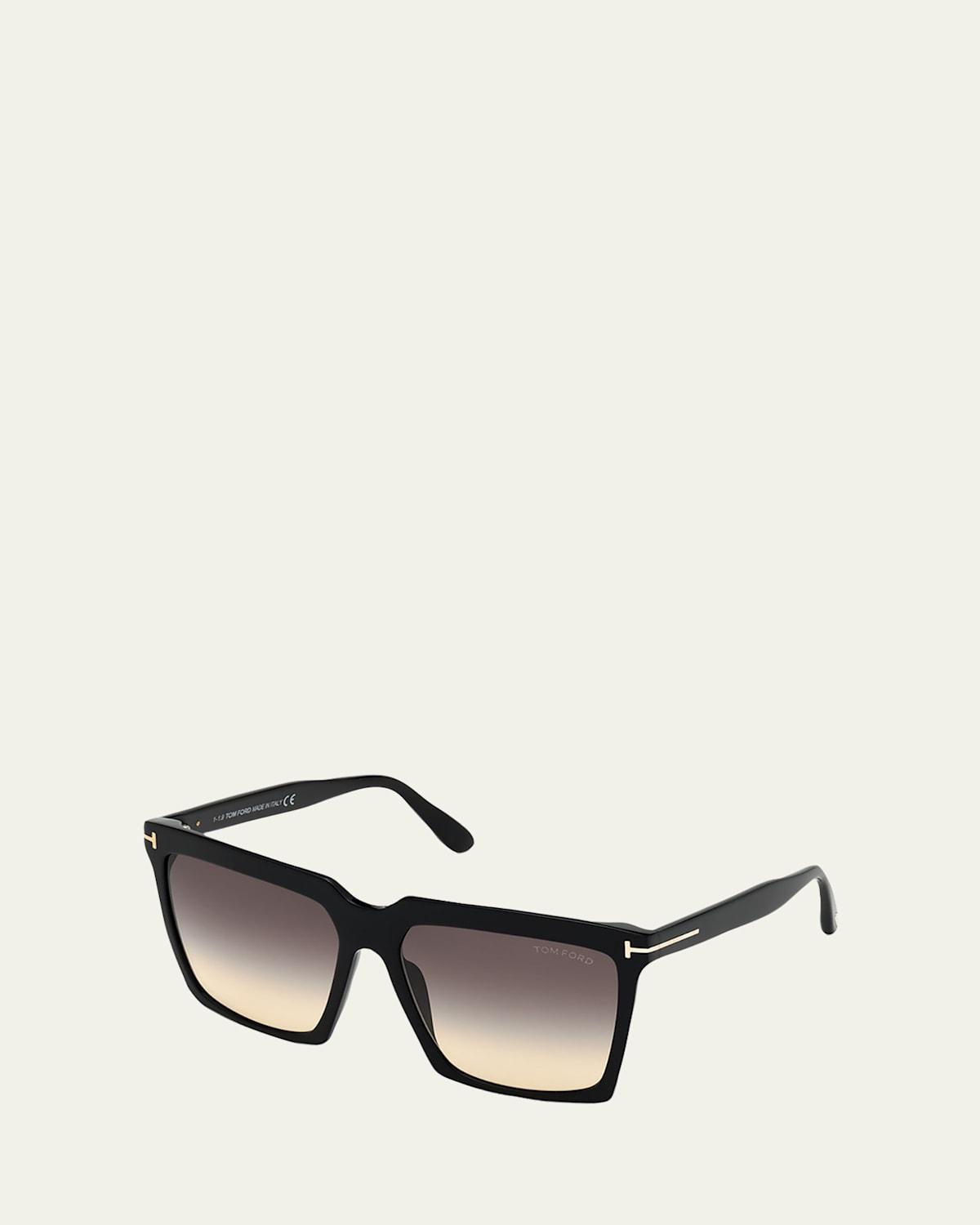 Sabrina Square Acetate Sunglasses Product Image