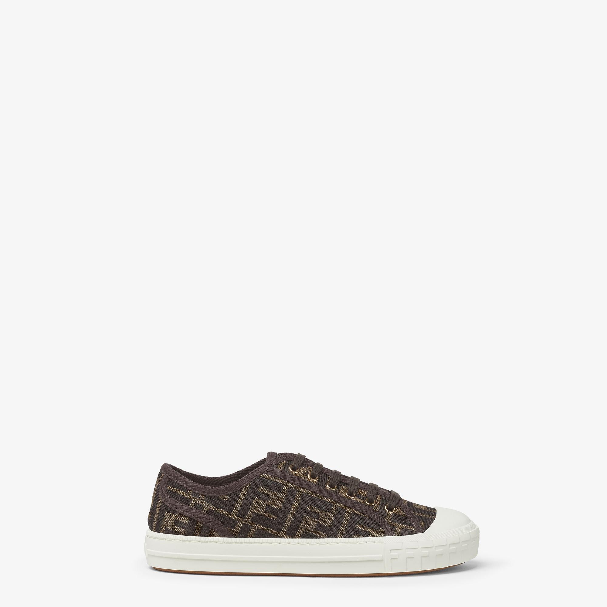 DominoBrown FF fabric low-tops Product Image
