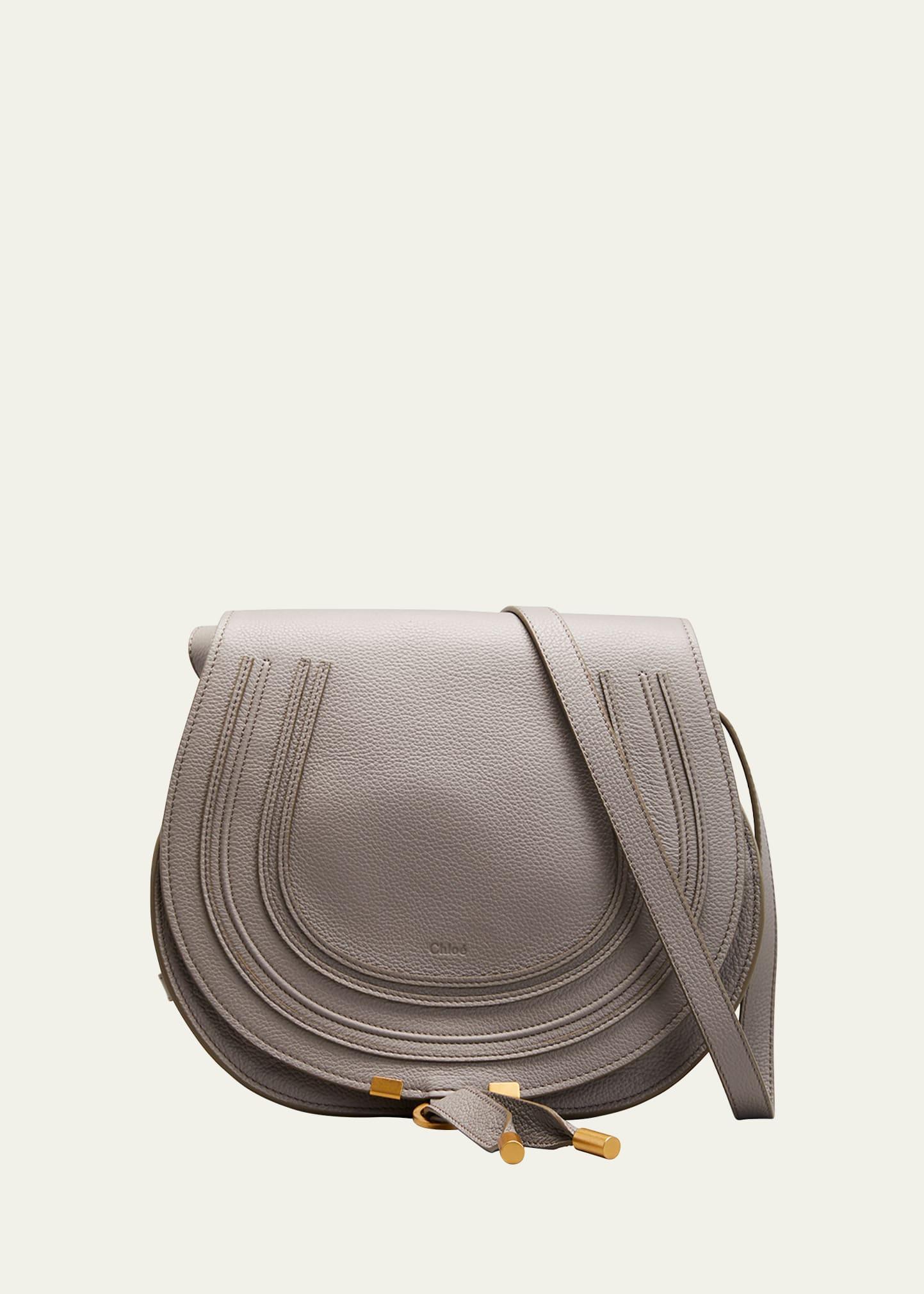Womens Medium Marcie Leather Saddle Bag Product Image