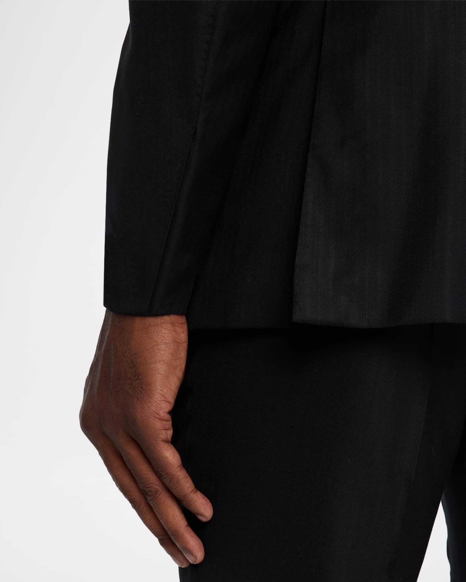 Men's Centoventimila Wool Tonal Stripe Suit Product Image