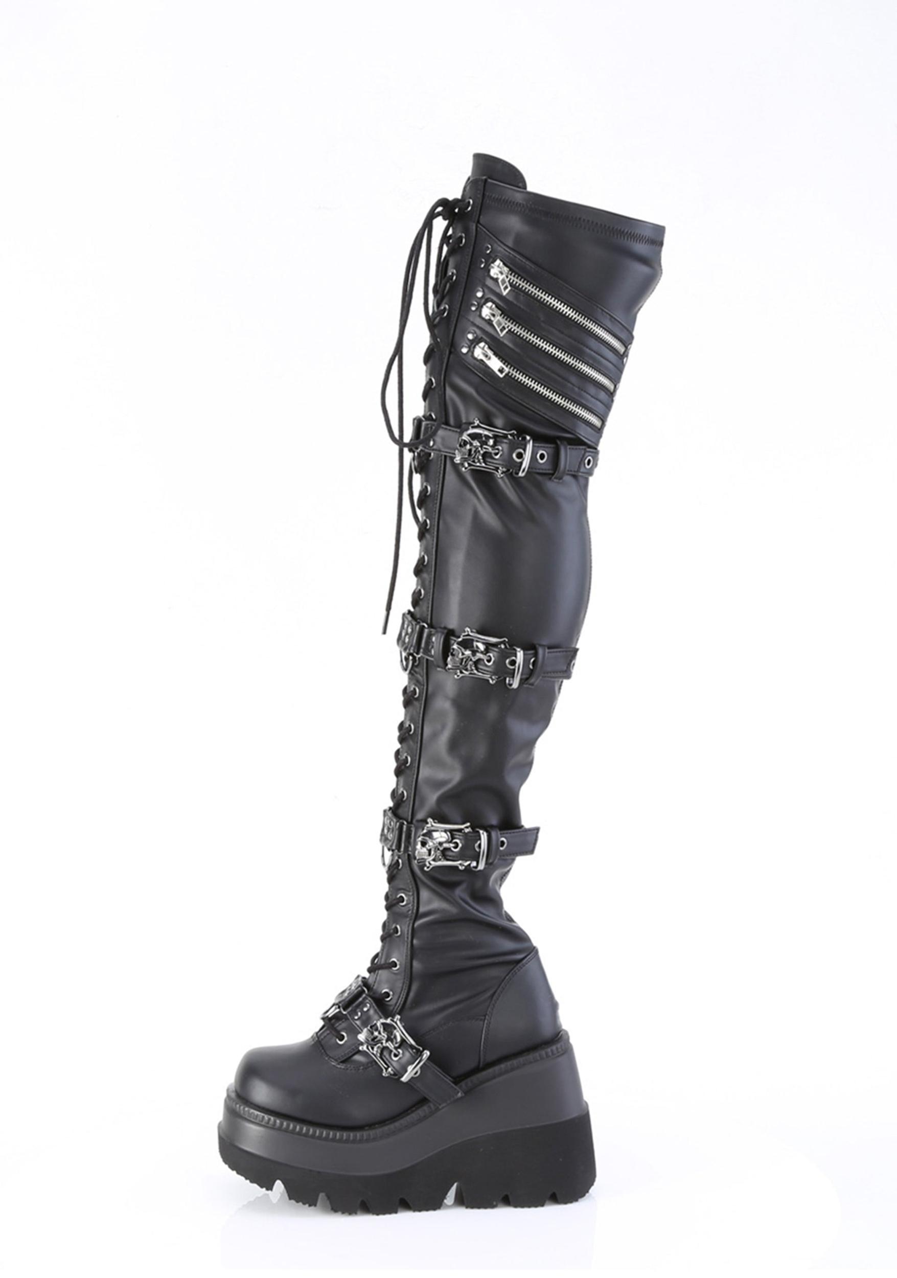 Shaker-420 Thigh-High Boots Product Image