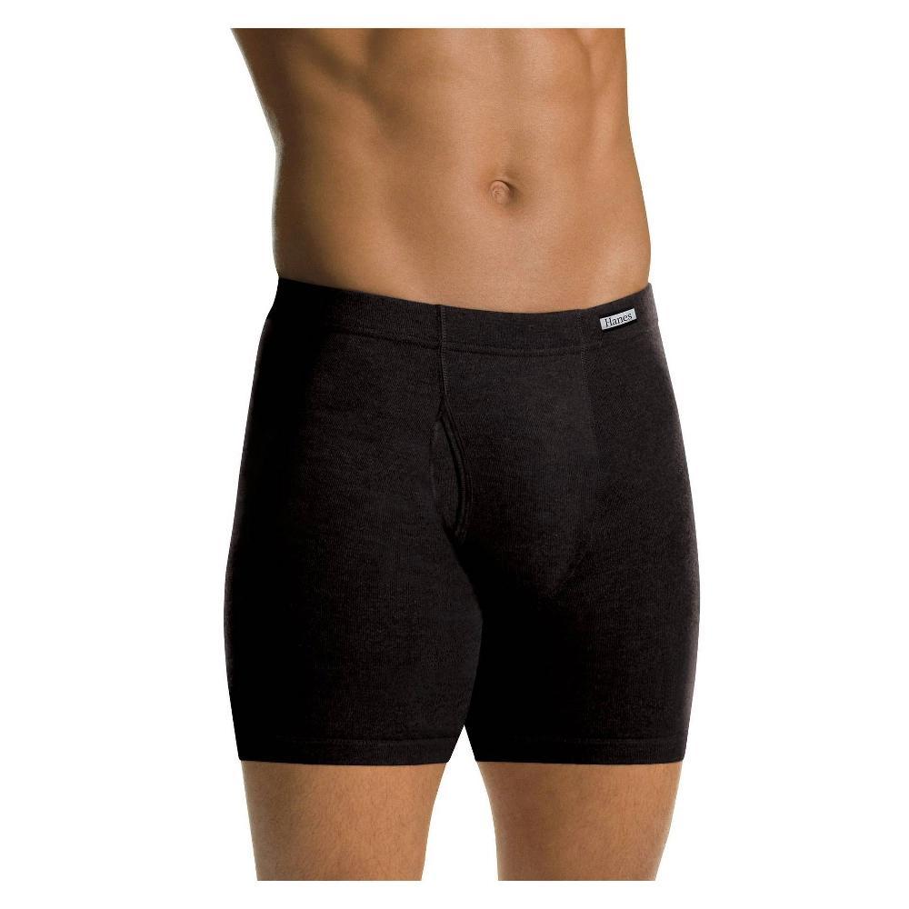Hanes Men's Comfort Soft Waistband Boxer Briefs 5pk - Black L: Tagless, Breathable, Moisture Wicking, Machine Washable Product Image